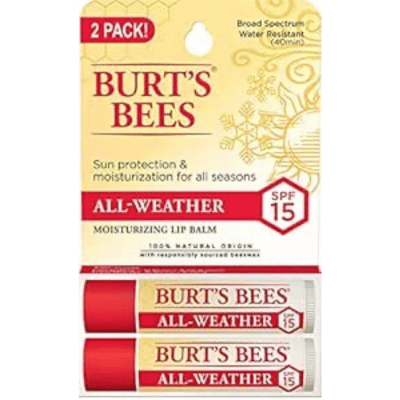 Burt’s Bees Moisturizing Lip Balm with SPF 15