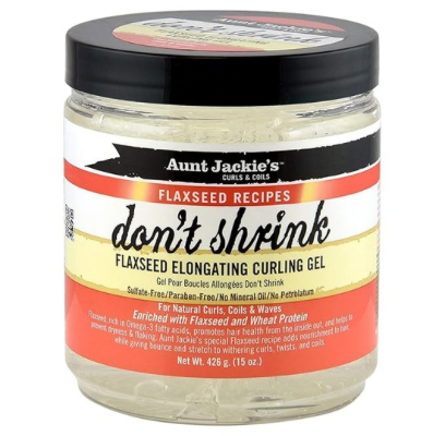 Aunt Jackie’s Flaxseed Recipes Don’t Shrink Curling Gel